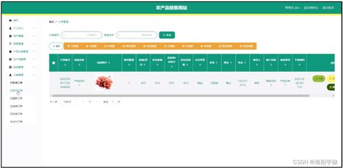 基于Spring Boot的農產品銷售網站設計與實現